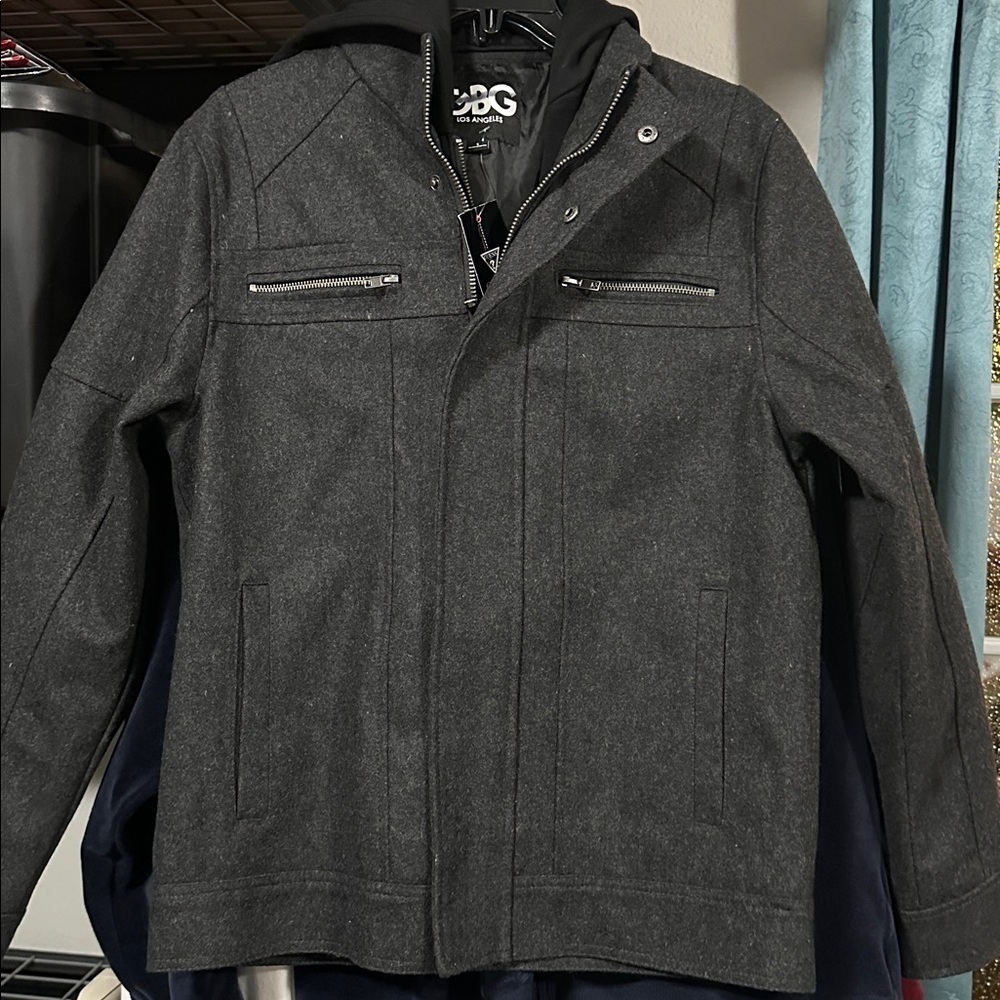 New G by GUESS Rio Wool-Blend Zipped Jacket